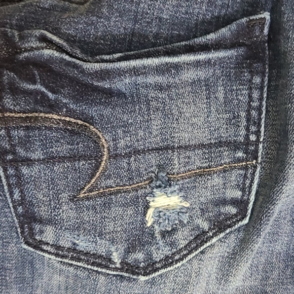 American Eagle Distressed Skinny Jeans Size 0 - Picture 8 of 8